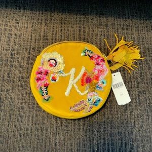 NWT  monogram wristlet